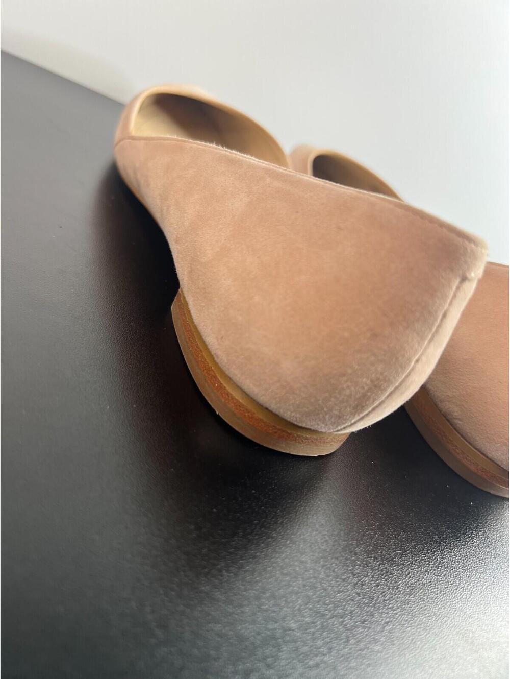 NEW Marc Fisher Labela Womens Slingback Pointed-Toe  Pump-Nude Suede Size 7.5M - Picture 7 of 13